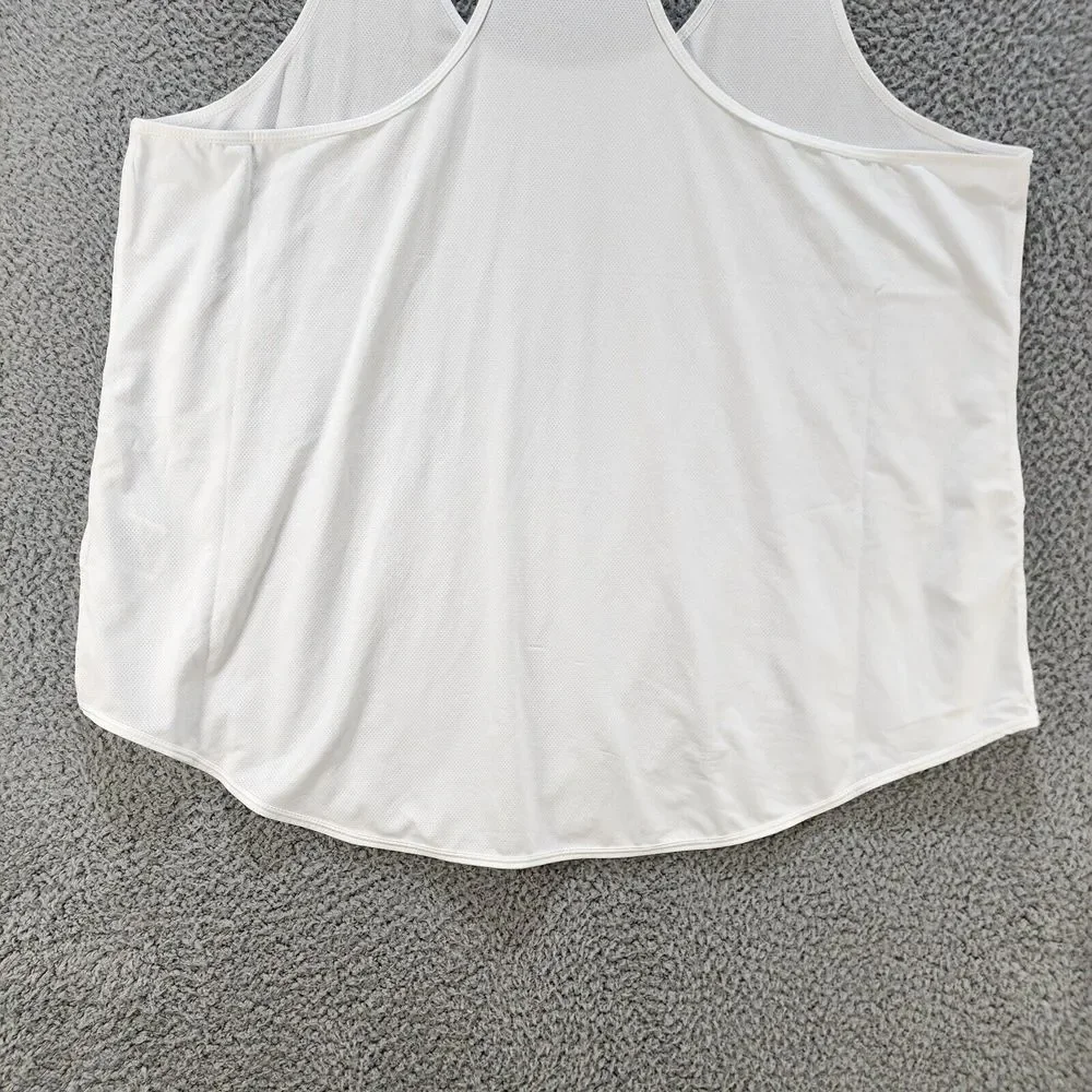 COTTON:ON Plus Size Active Curve Tank Top Women's 16 White Racerback Sleeveless~ - Picture 11 of 12